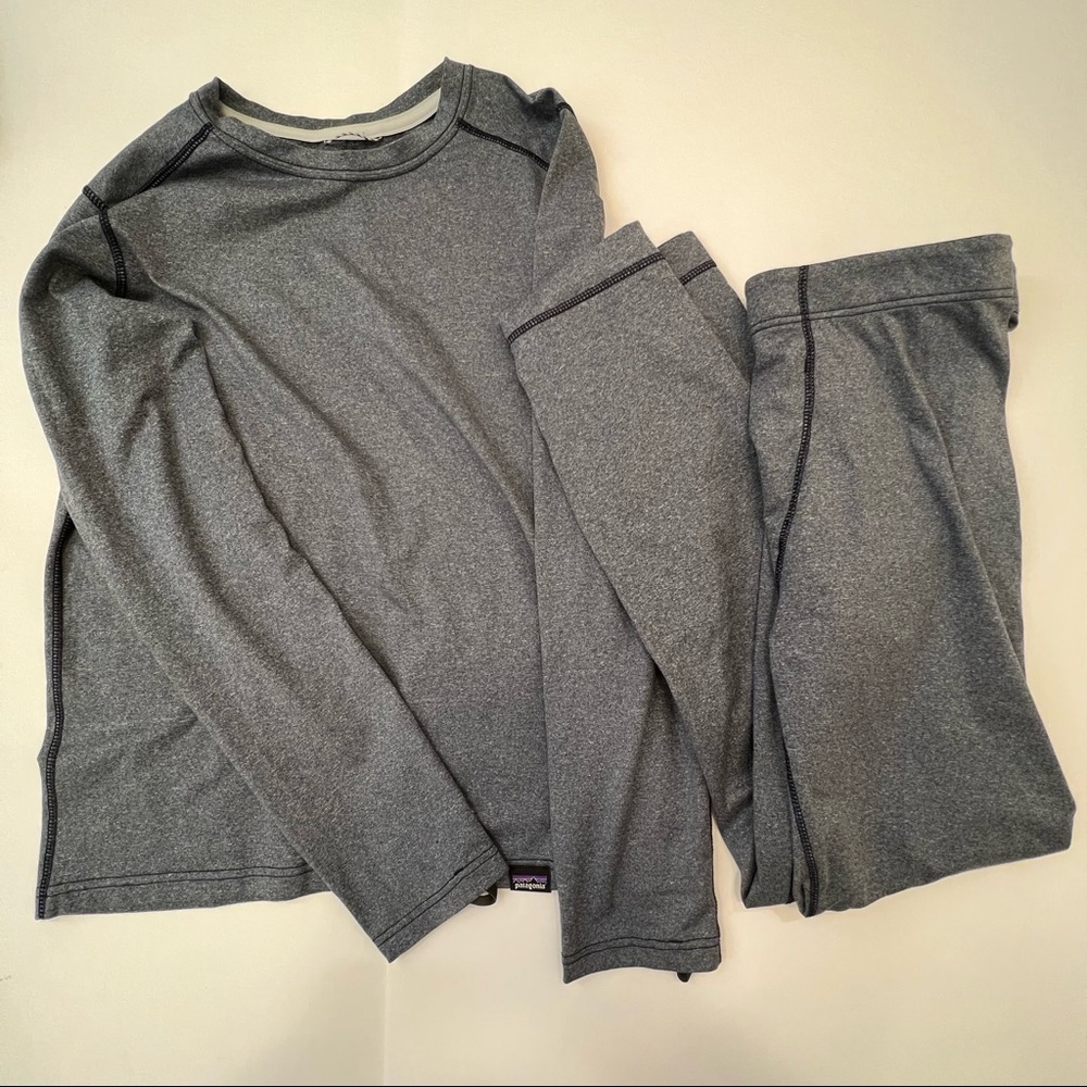 PATAGONIA Boys Baselayer Set Gray L